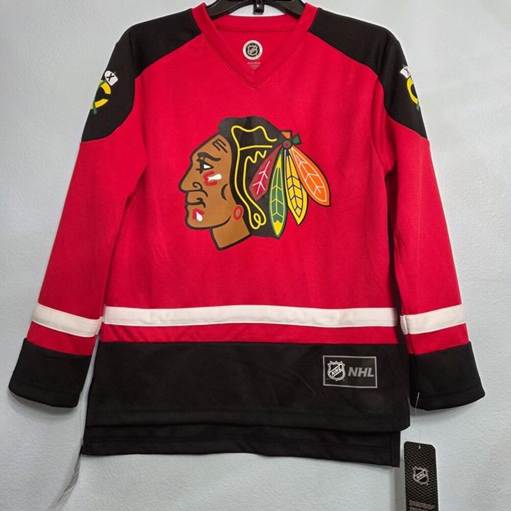 NHL Red and Black Kids Jersey